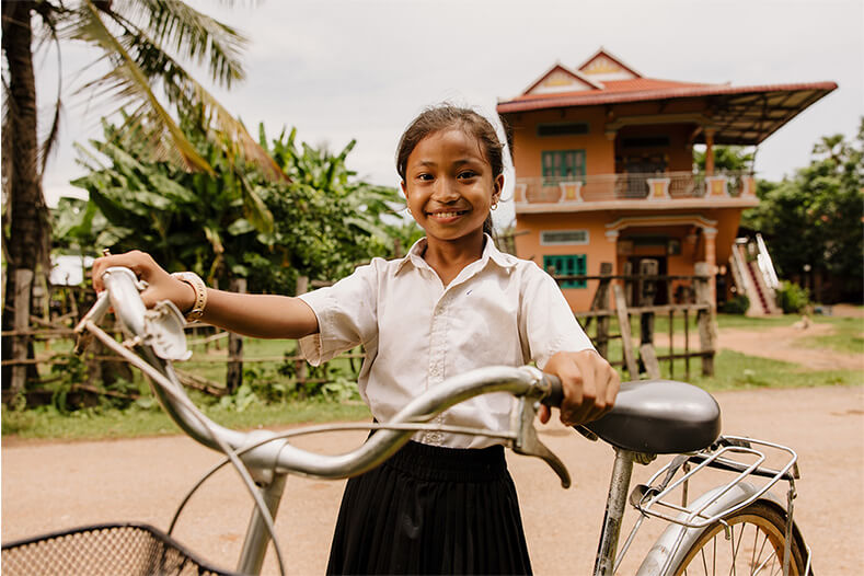 A bicycle for a girl